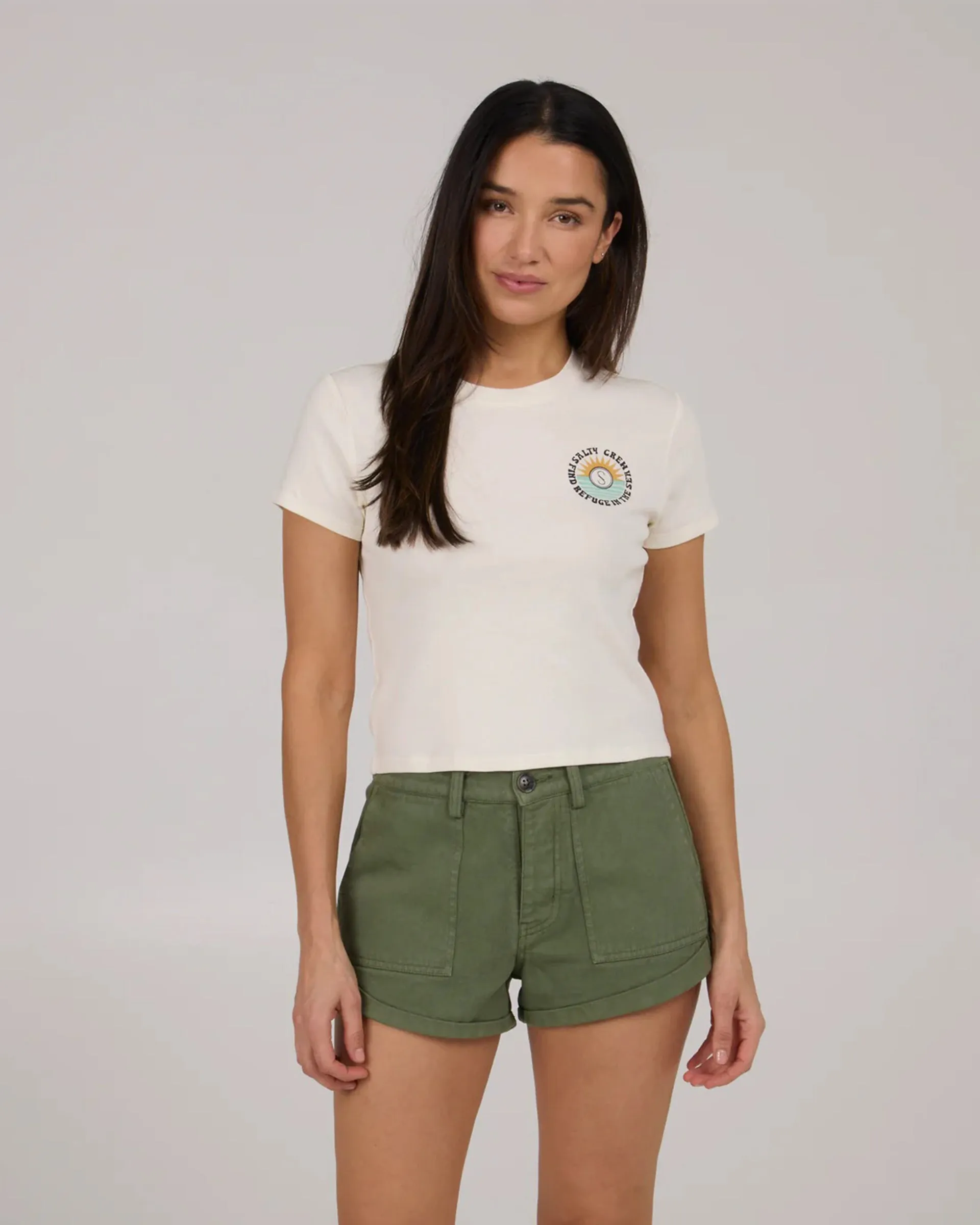 Daybreak Baby S/S T-Shirt - Off White GentleWashResistance black friday