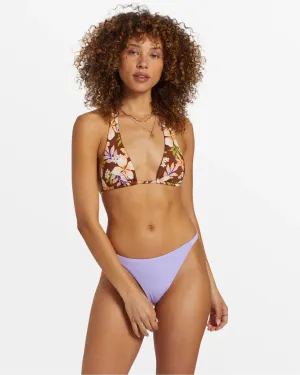 Thermal Regulating Layer Low Profile Padding Jungle Bliss Multi-Way Triangle Bikini Top