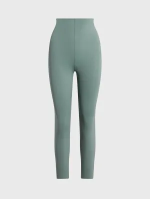 wrinkle free Flattering Silhouette LULULEMON CRATER BLUE GLOW UP HR TIGHT 25"