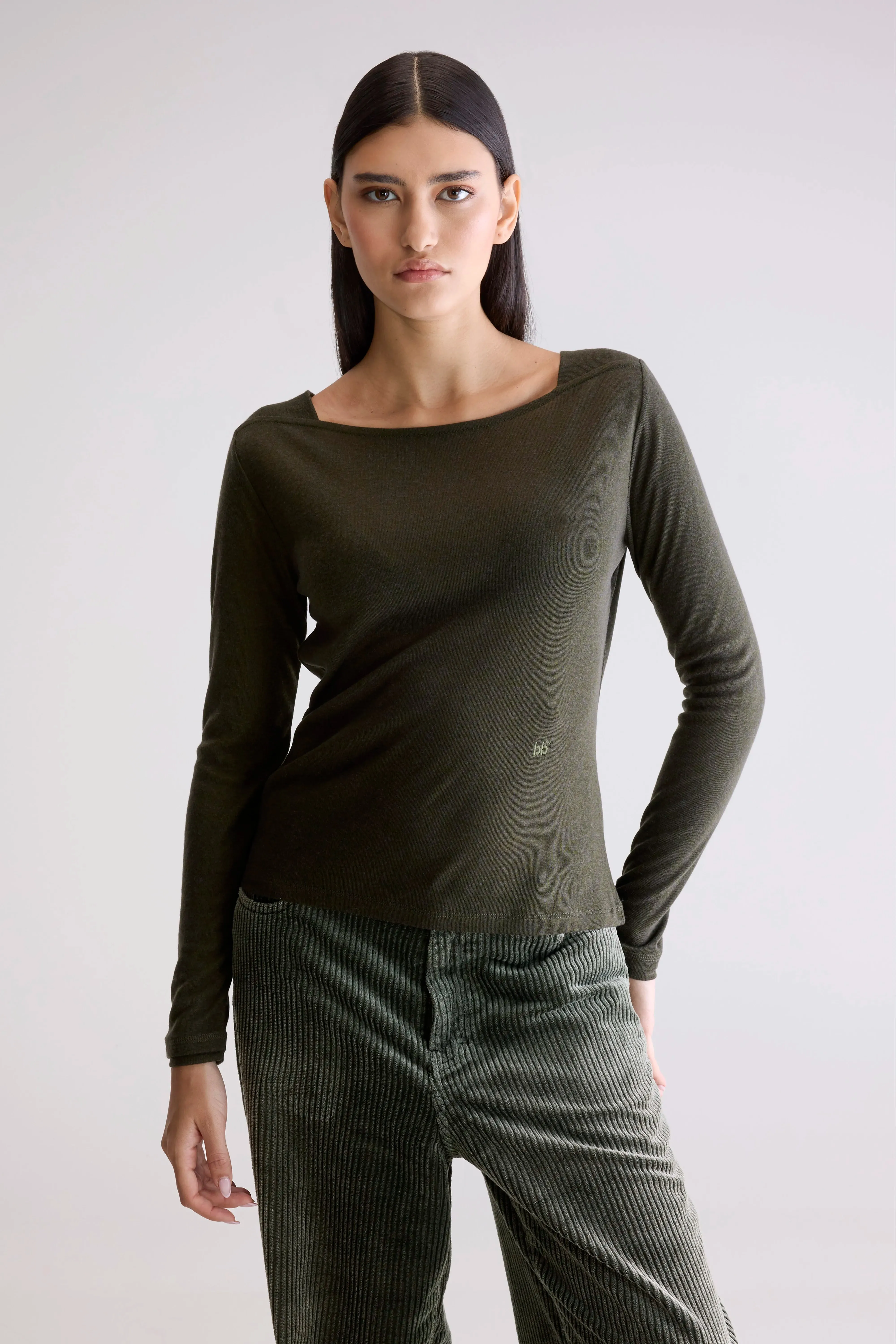 Veras fitted t-shirt (252 / W / FOREST) budget-friendly