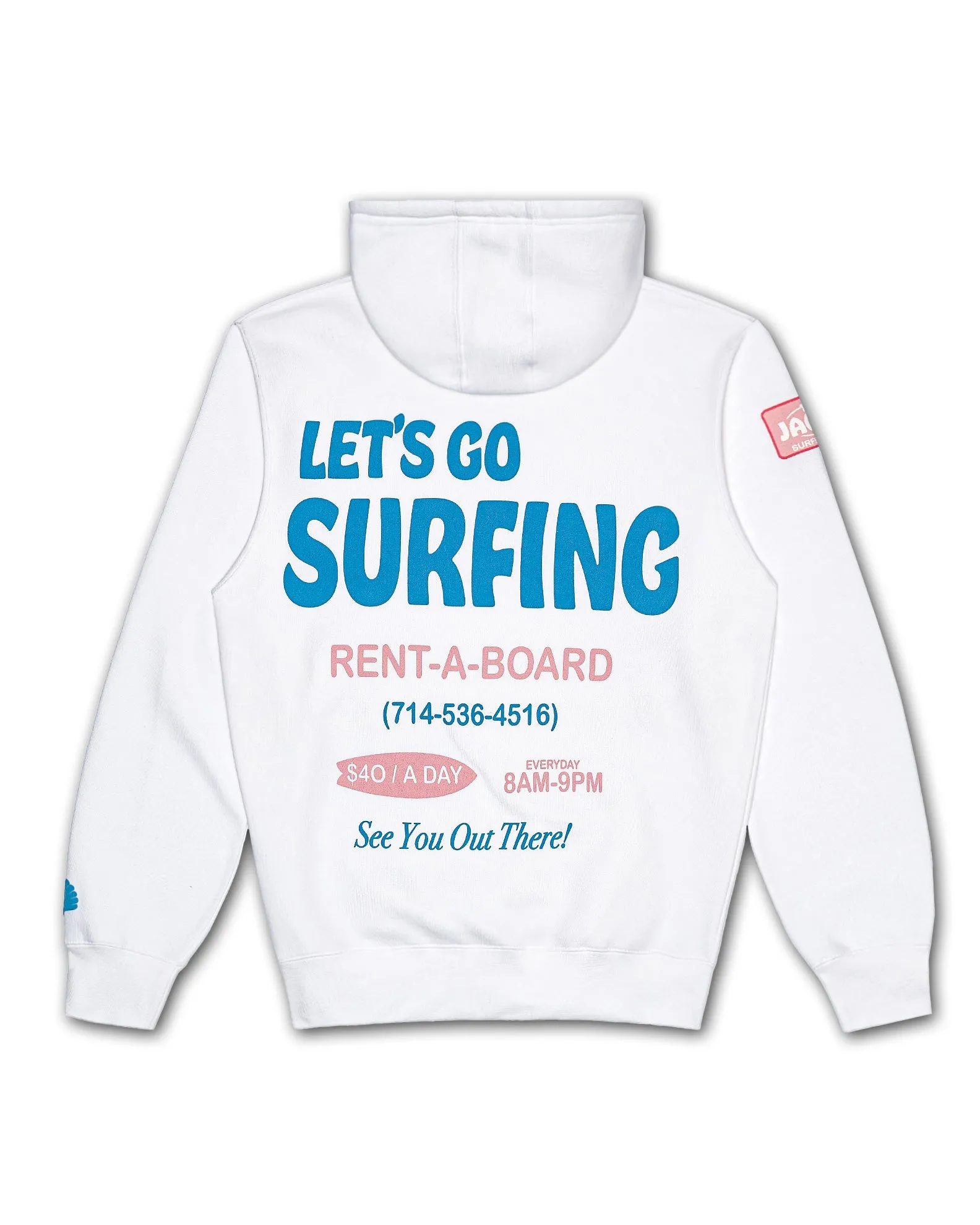 HBHS Surf Rentals Pullover Hoodie Casual Hoodie Style
