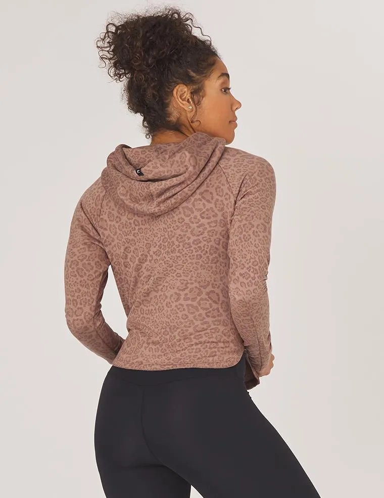 Glyder Rocky Hoodie - Cocoa Leopard product anniversary charm