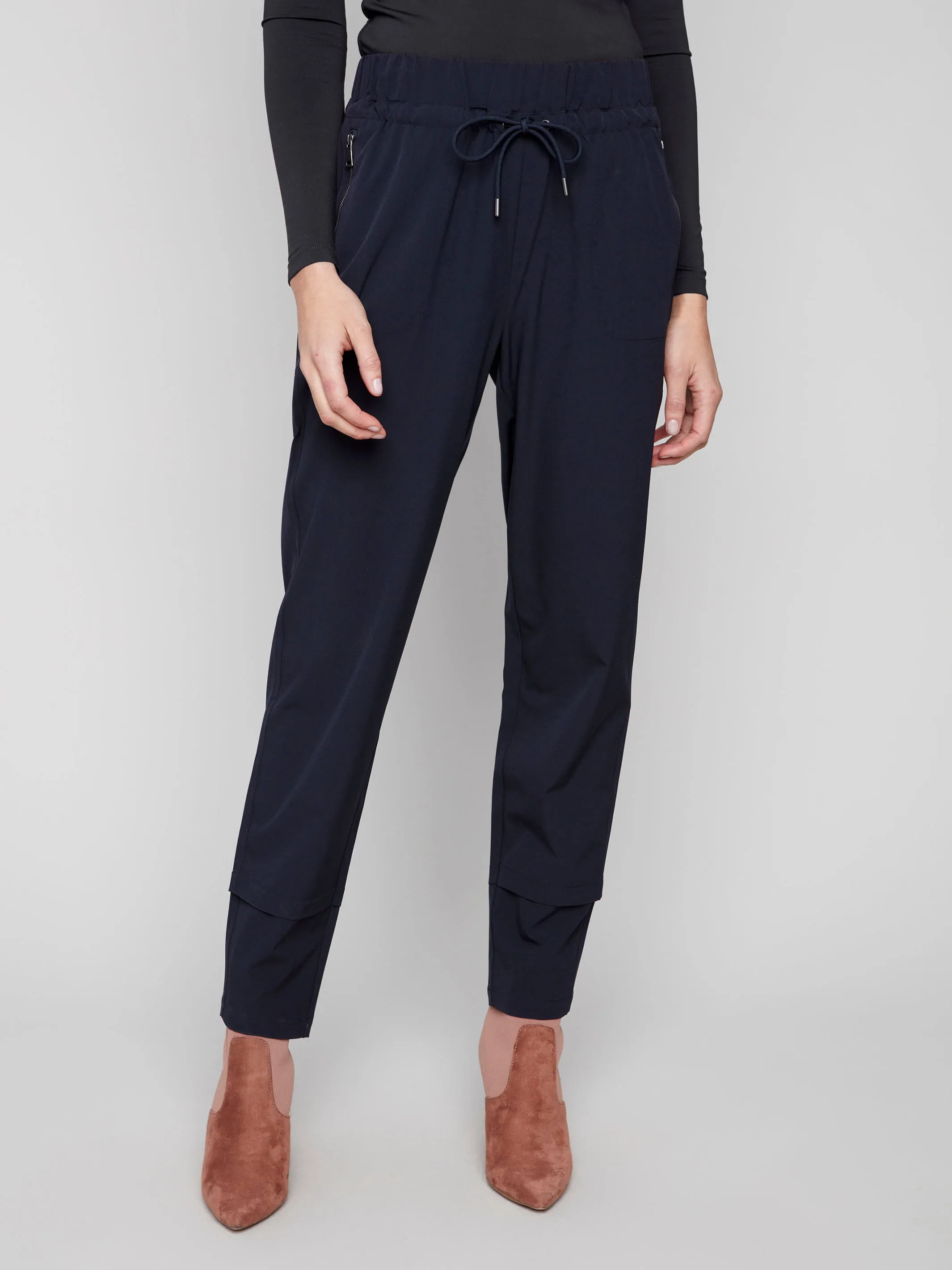 Techno Pants - Navy SecureZipperClosures