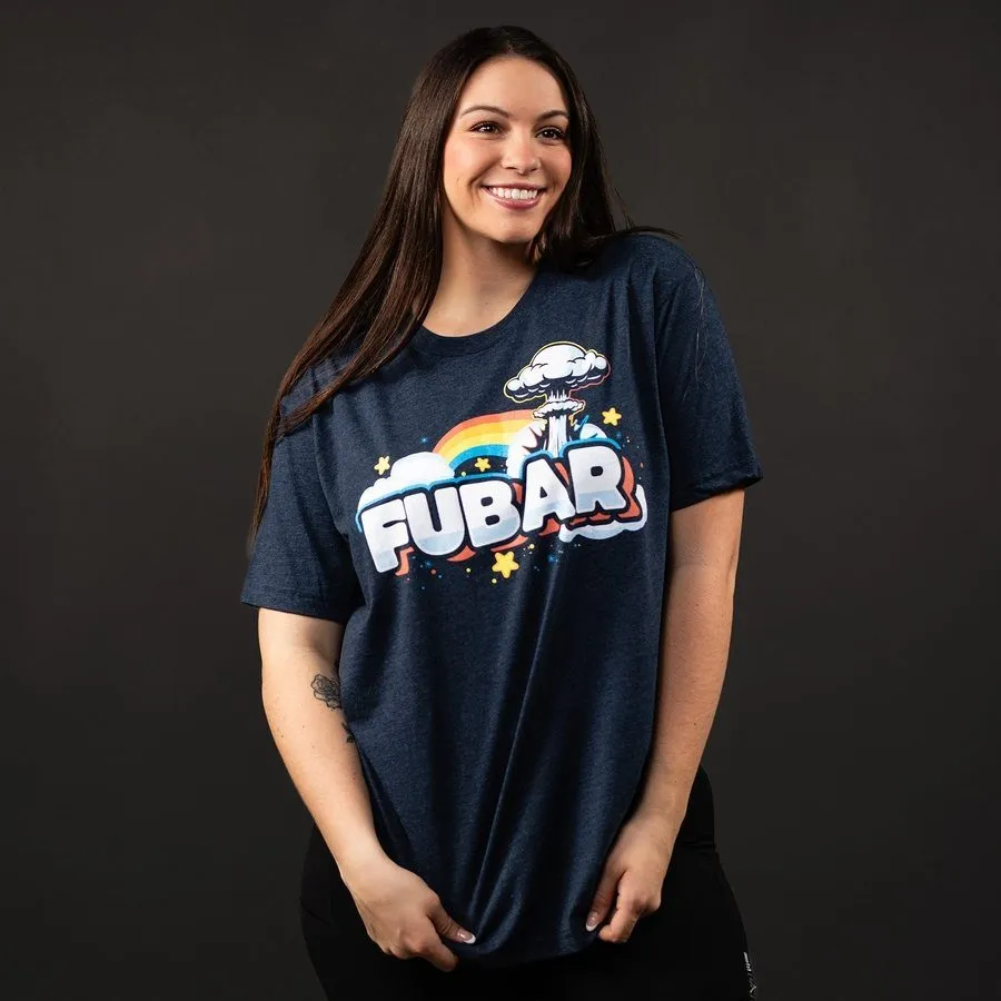 Women's FUBAR Boyfriend Fit T-Shirt - Midnight Navy layerable