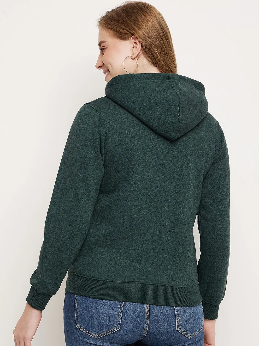 Madame Bottle Green Hood Neck Sweatshirt Cozy Clothing Style product development