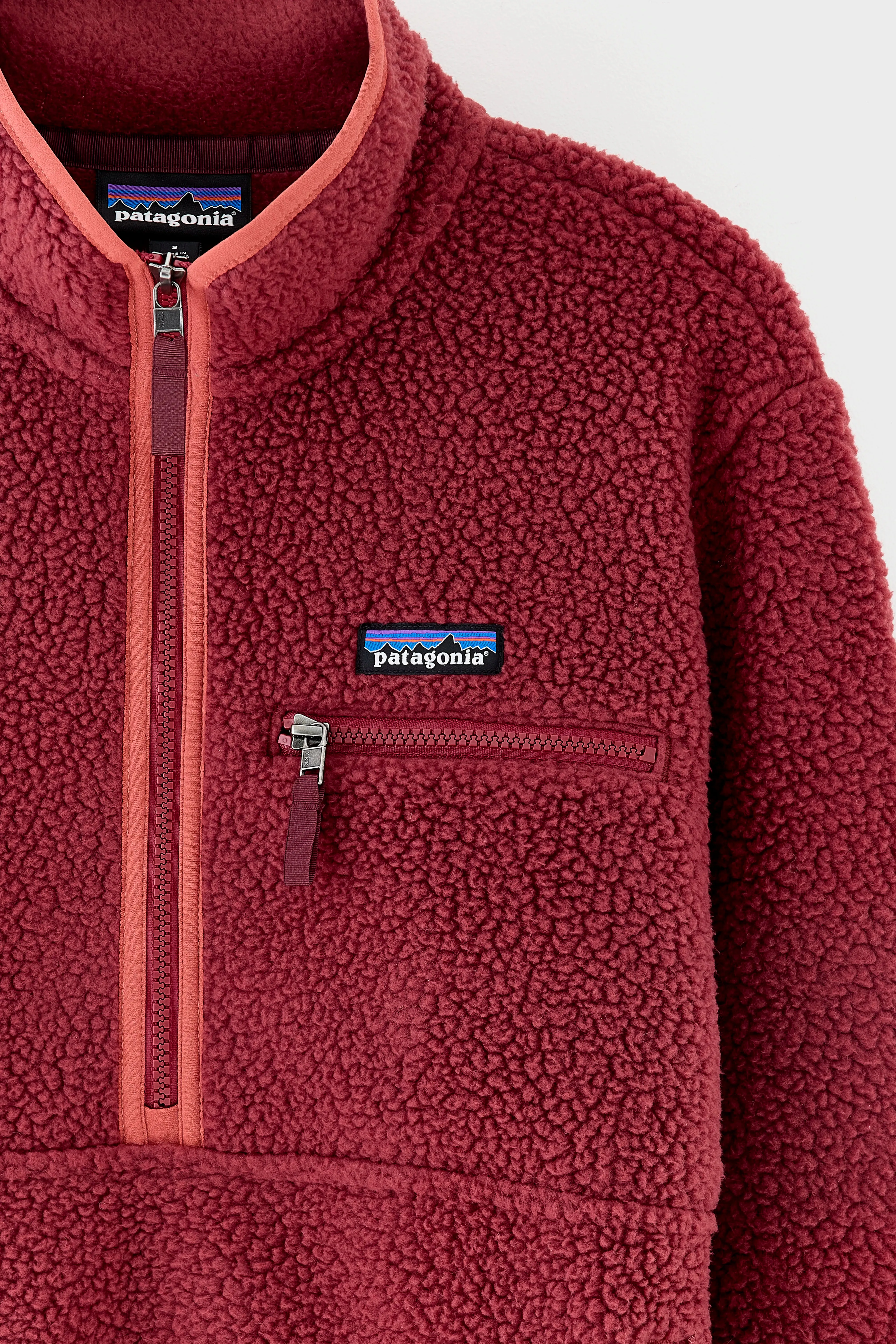 Layer Active Women's Retro Pile Marsupial Pullover  (252 / W / RED)