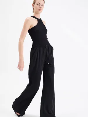 Yoga Ready Flared crepe joggers