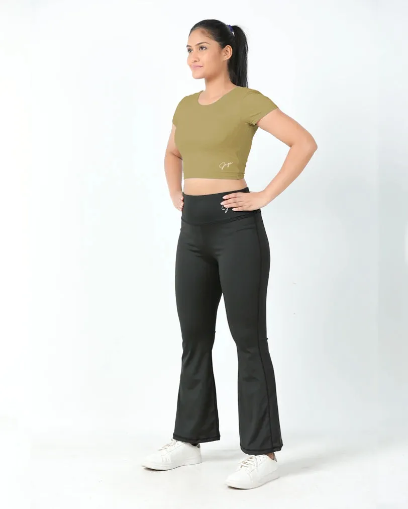 comfortable top DareGlam Crossover Crop Top - Confidence in Style