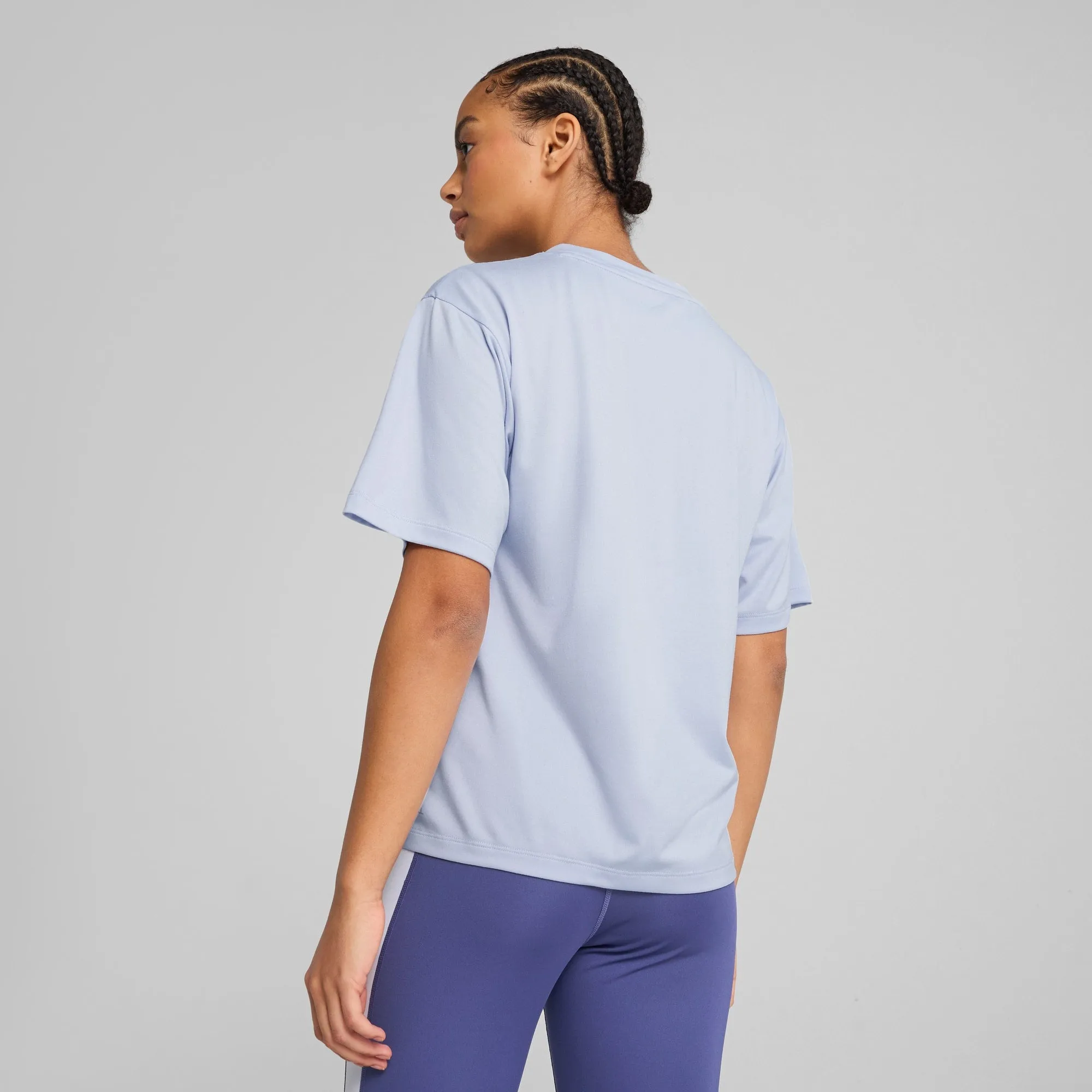 Non Shrink Material Seasonal Outfit Puma Women's Train All Day Essentials Raisin Tee