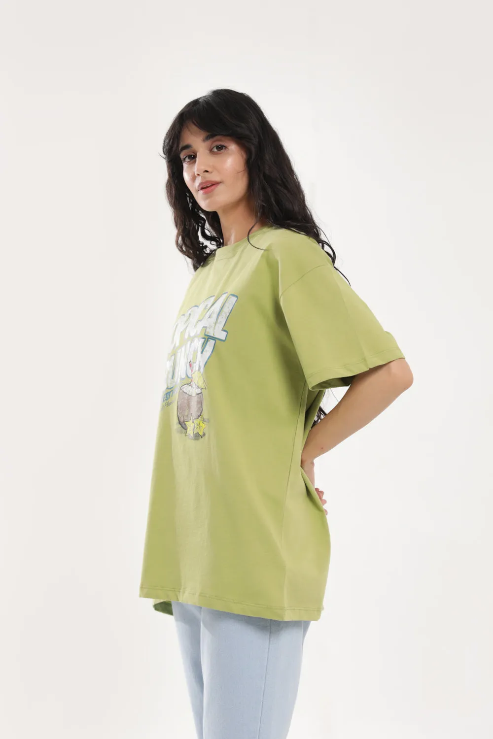 Data Mode OVERSIZED GRAPHIC TEE