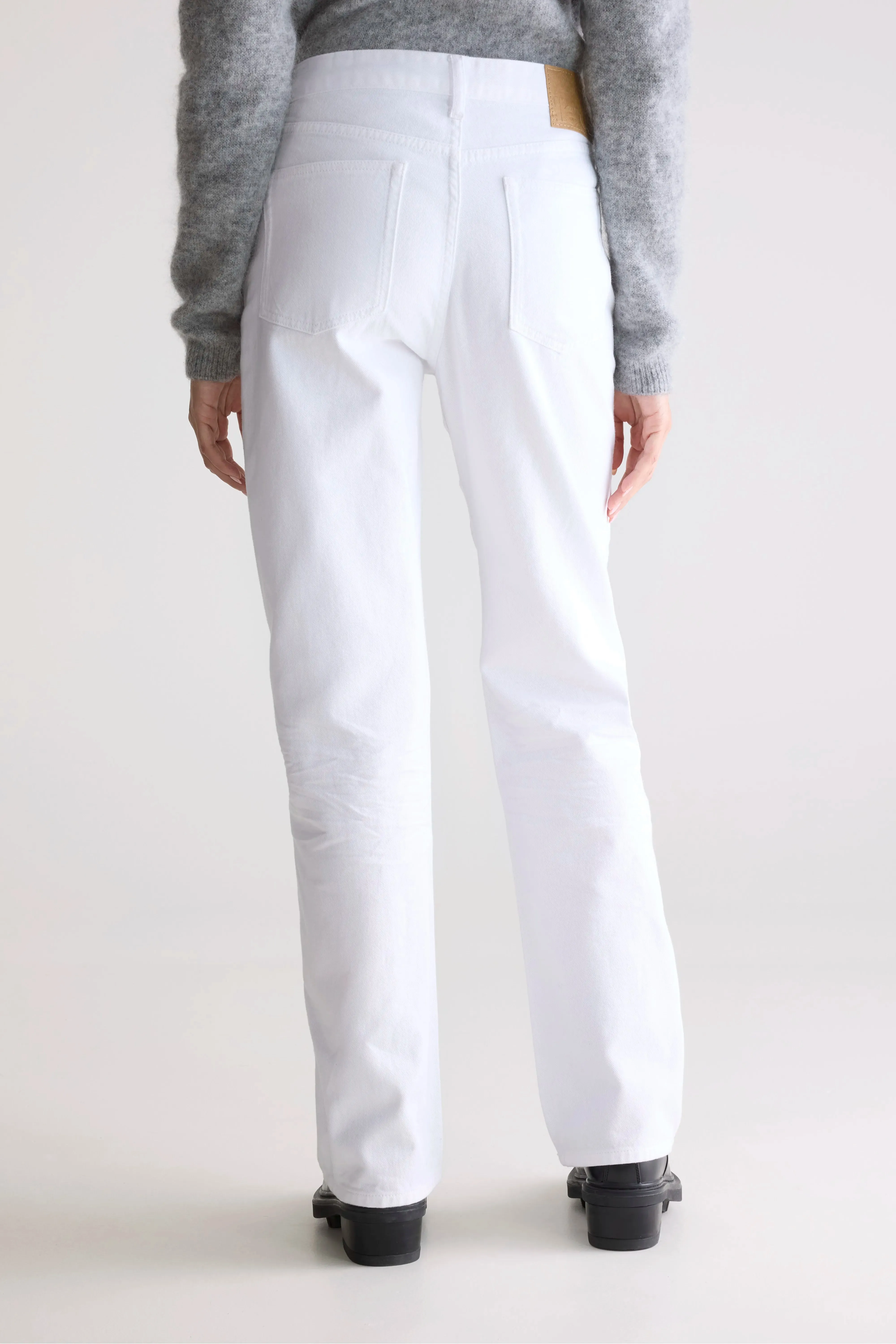 Tear Resistant Denim N. 32 straight jeans (252 / W / WHITE)