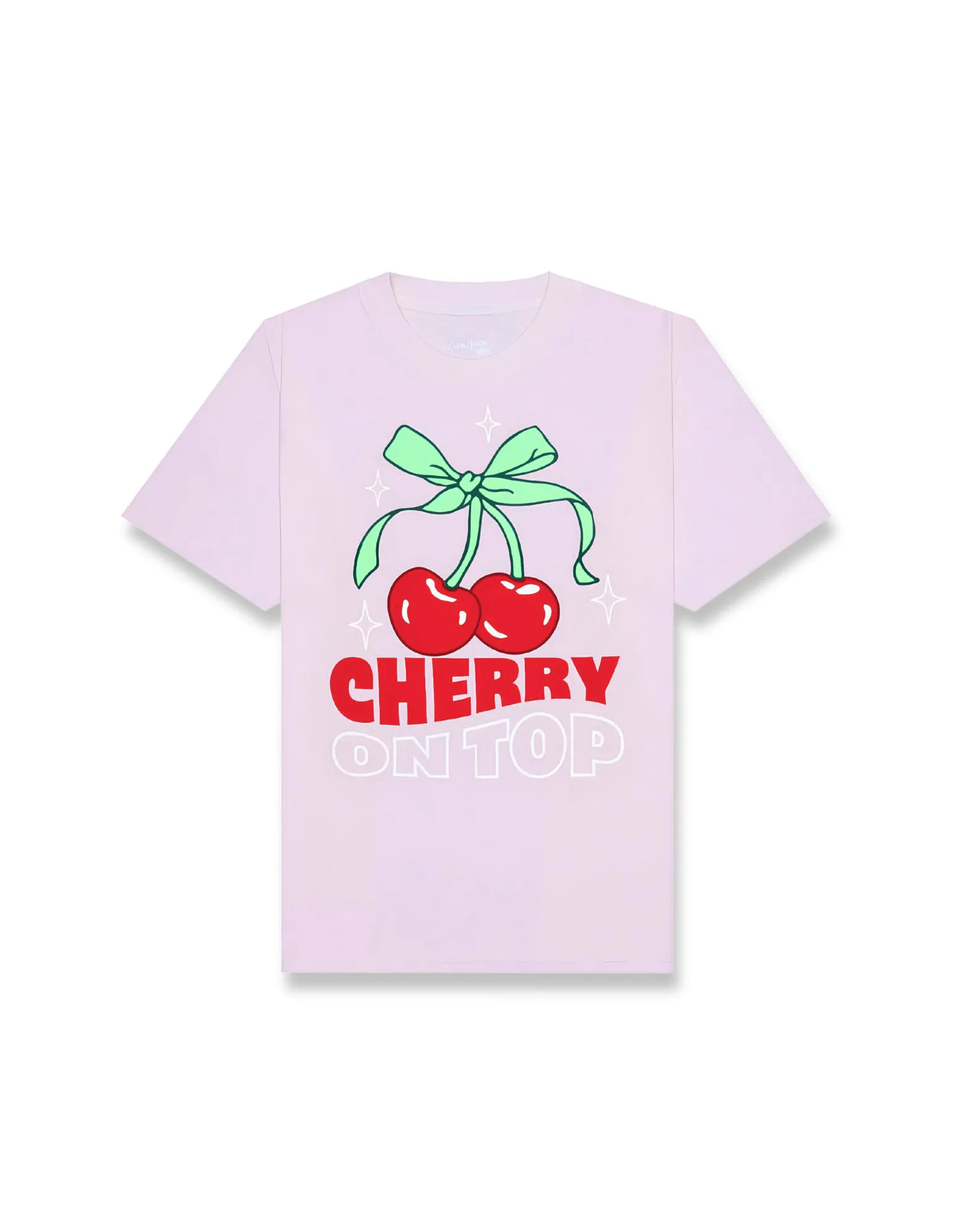 Fashionable Piece Easy Care Material Cherry On Top S/S Tee
