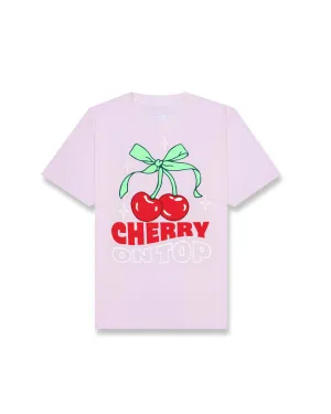 Cherry On Top S/S Tee Men's Elegant and Relaxed