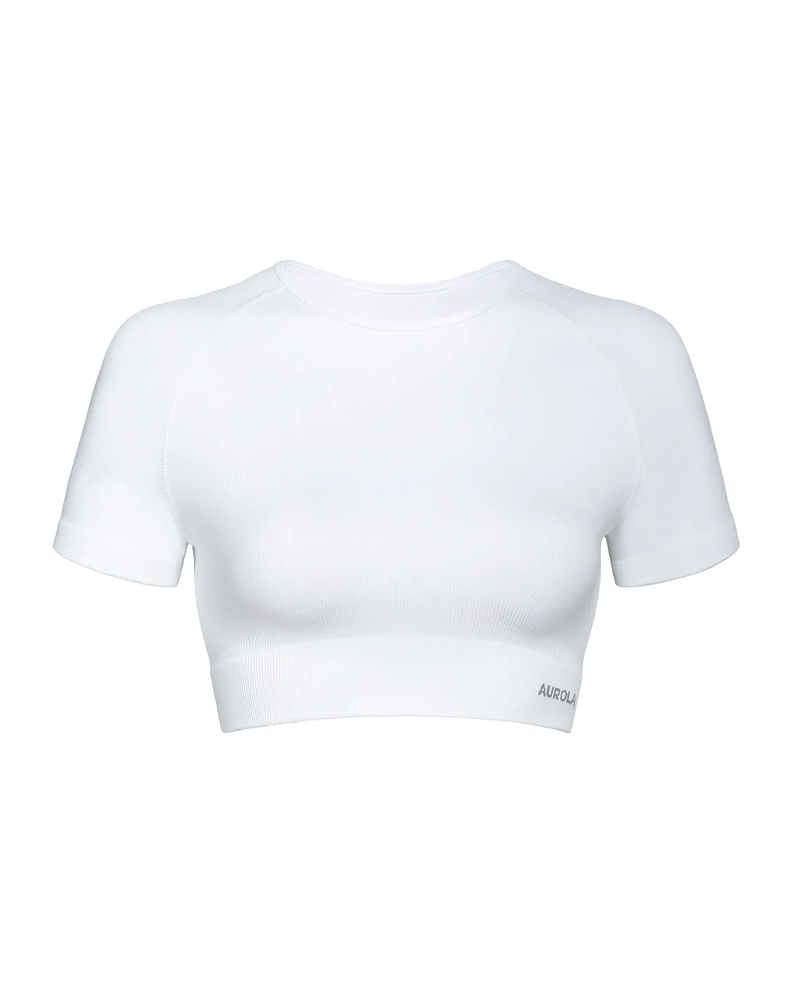 Bold Step AUROLA Serpent Snake Seamless Short Sleeve Crop Top