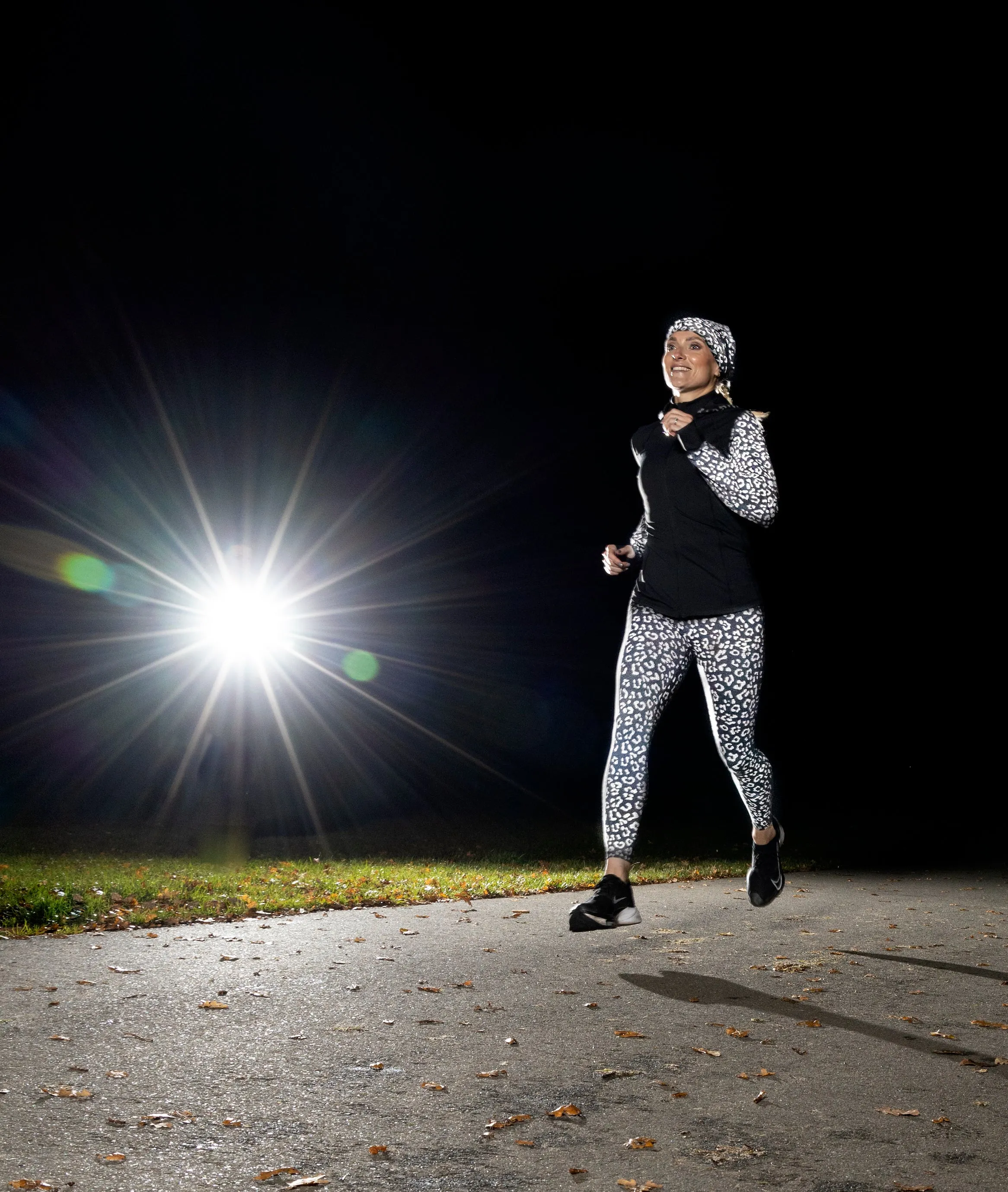 Slim Fit Hiking Trail Cat's Eyes - Black Reflective