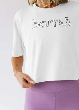 Stay In Oversized Cropped Tee Functional Fit