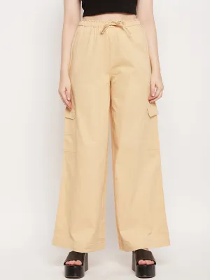 Anti Pilling Relaxed Design Madame Beige Cargo