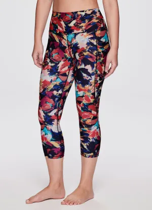 School Sports Plus Size Casual Fit Wear Summer Blossom Super Soft Capri