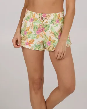 North Shore Swim Short - Off White Loose Fit