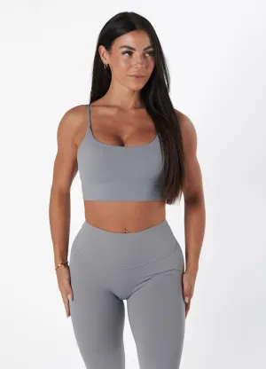 PERFORMANCE CROP - GREY Urban Wear SlipResistantWaistband