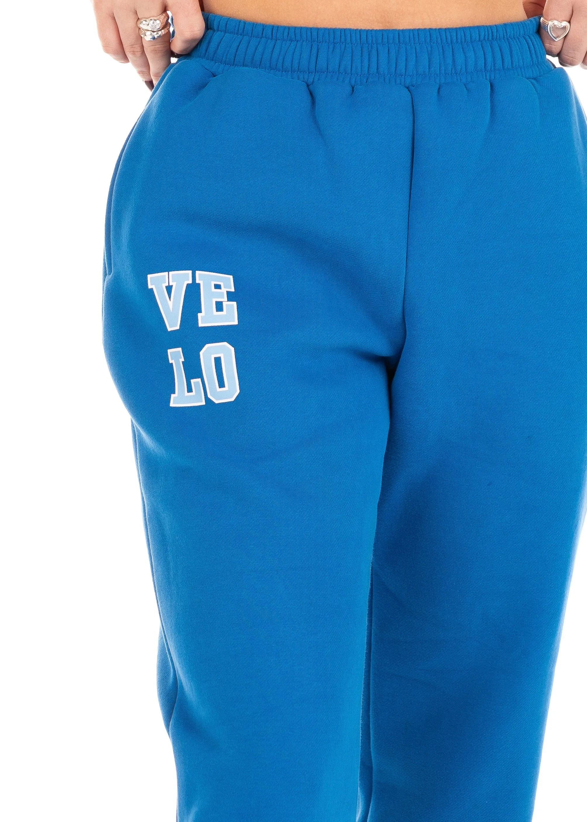 VELO OVERSIZED TRACKPANTS - ROYAL BLUE DoubleLayered