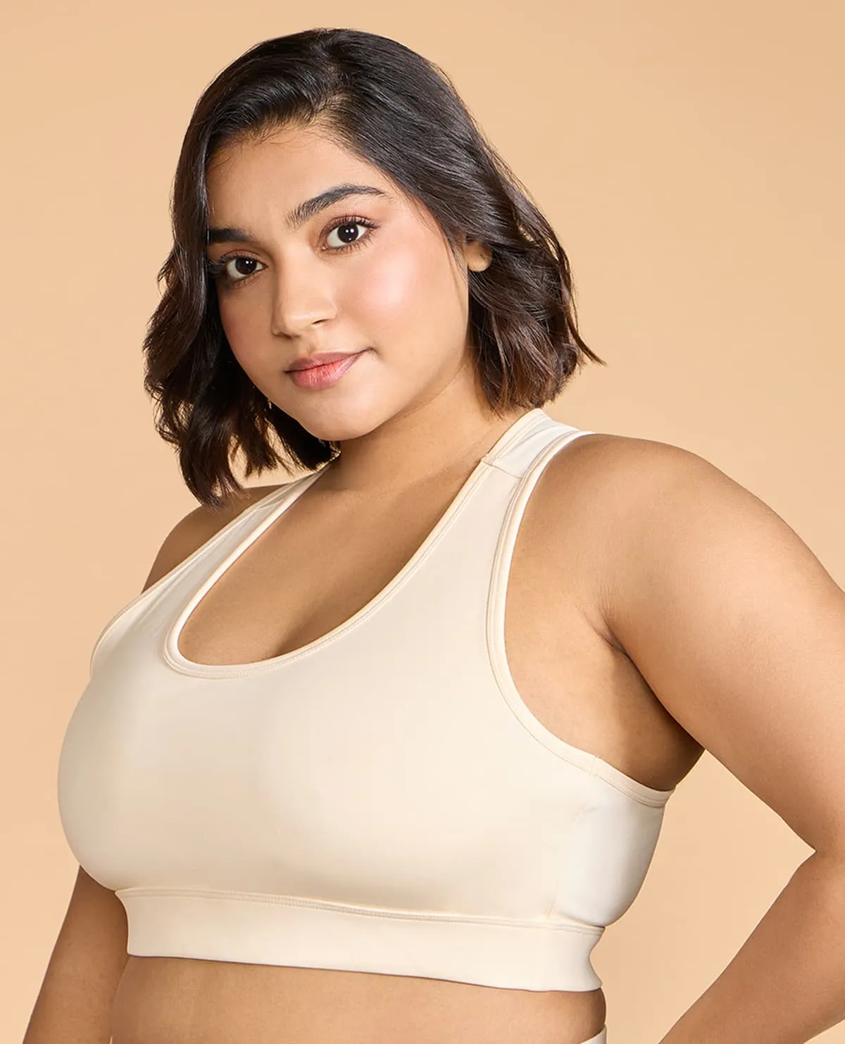 Fitness Apparel Adjustable Full Coverage Medium Support Workout Sports Bra