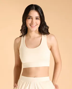 Stretchy Structure Breathable Support Full Coverage Medium Support Workout Sports Bra