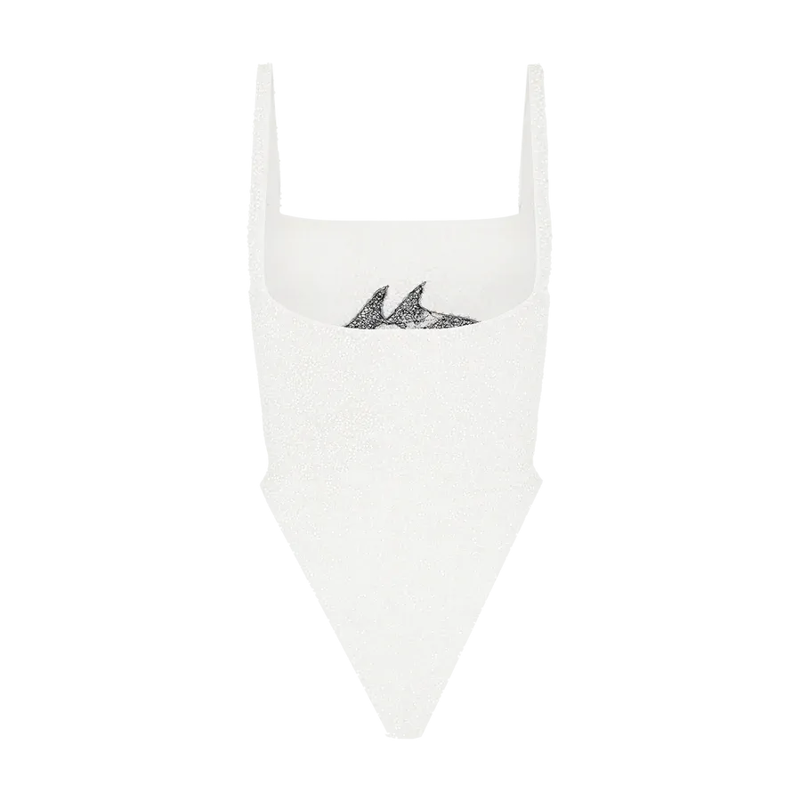 Adjustable Hemline Marina Vintage Neckline Swimsuit