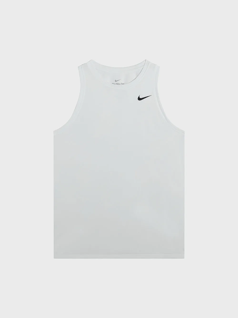 vertical placement automatic control NIKE WHITE DRI-FIT TANK