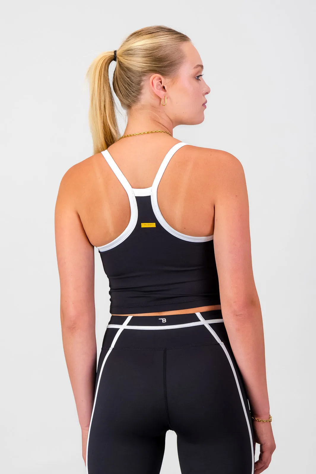 Supportive Tank - Black & White Enthusiast - targeted Safe