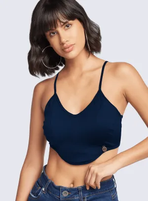 Shape Retention TOP PARADISE-BLUE NAVY