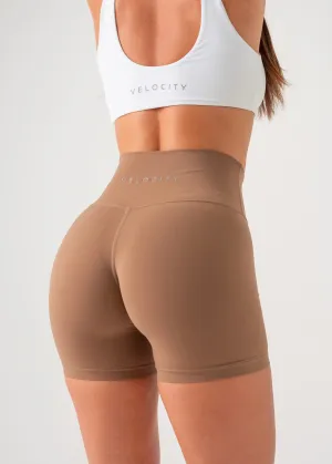 Mood Casual fitness enthusiasts PERFORMANCE SHORTS - MOCHA