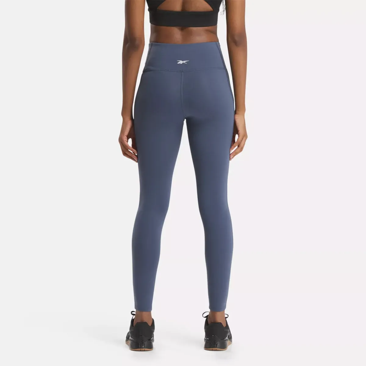 Reebok Women's Lux Hr Blue Tights Weekend Wear Versatile Fashion