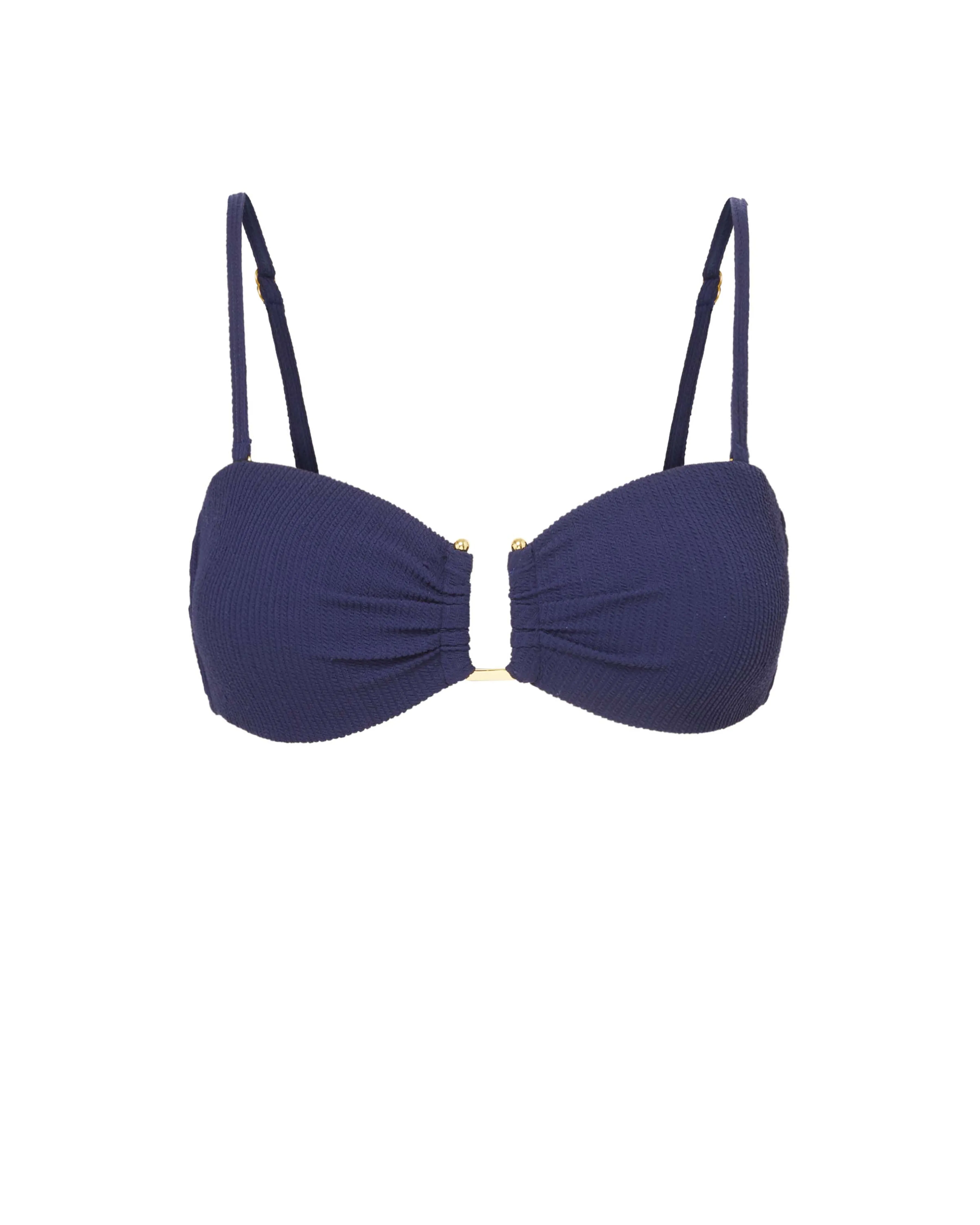 Compression Fit Lining Gina Top In Navy Texture