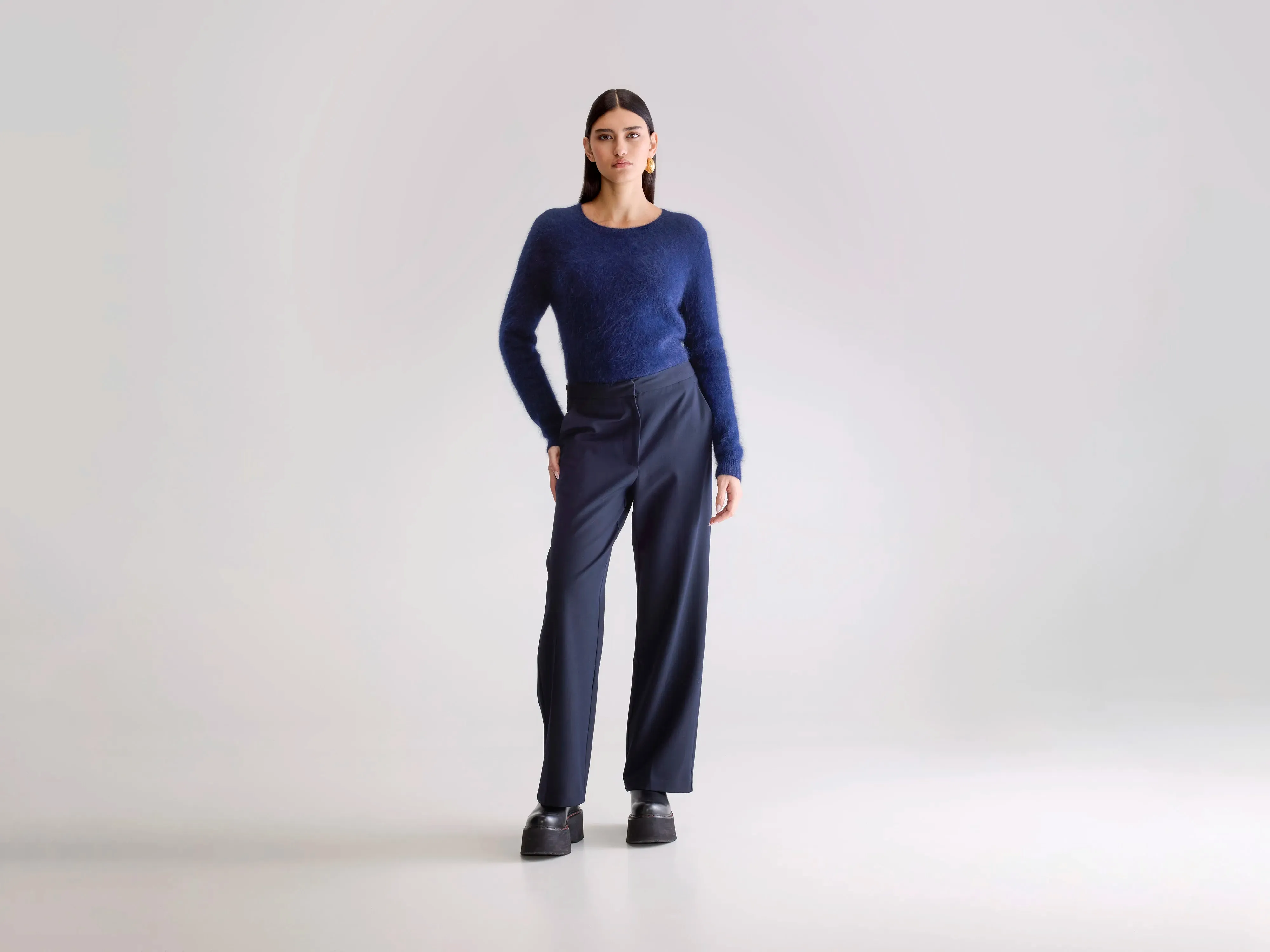 Sunrise straight trousers (252 / W / AMERICA) Reinforced Seams Perfect Shape