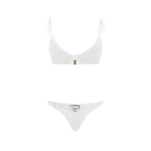 Ariel Hand Embroidered Underwire Bikini Top Quick Release Buckle