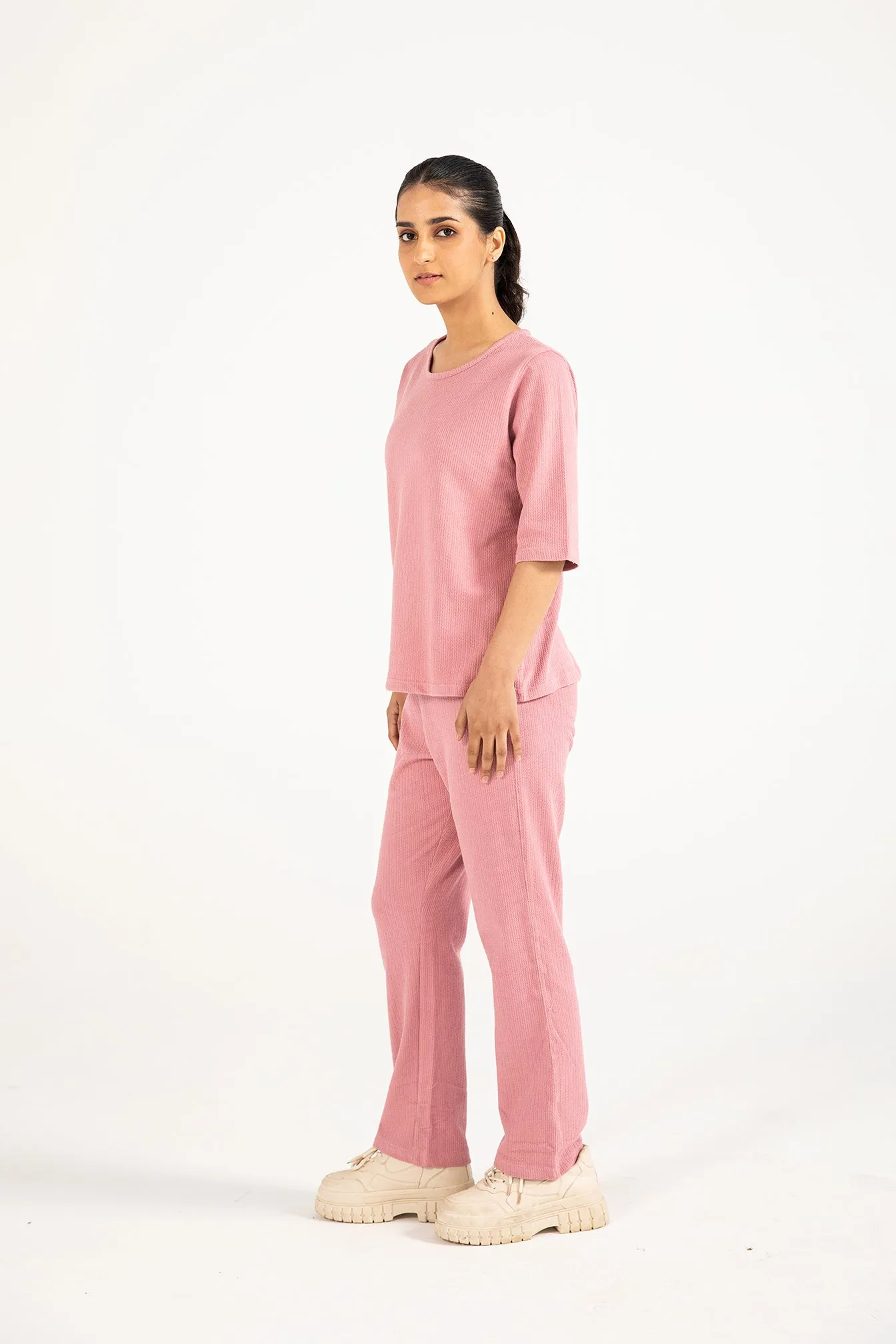 TEXTURED KNIT TOP ZeroChafeSeams Conscious Core