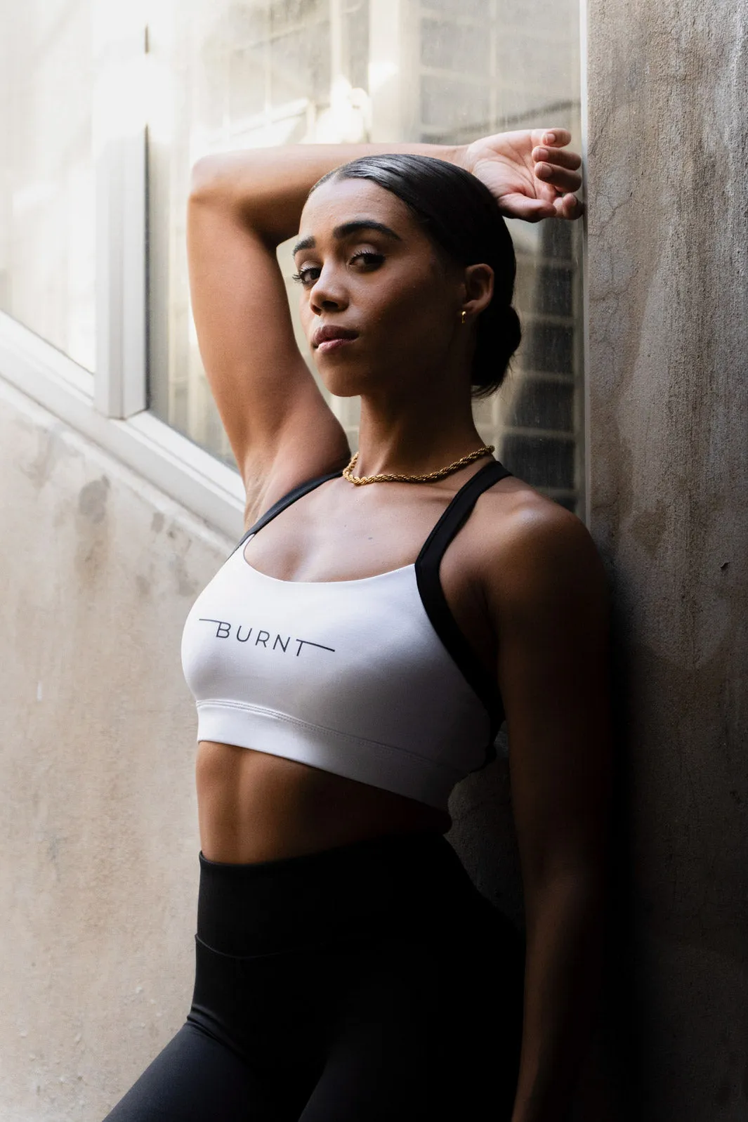 Snag Free Fabric Milan Sports Bra - White