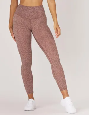 Travel Ease Glyder Sultry Legging - Cocoa Leopard