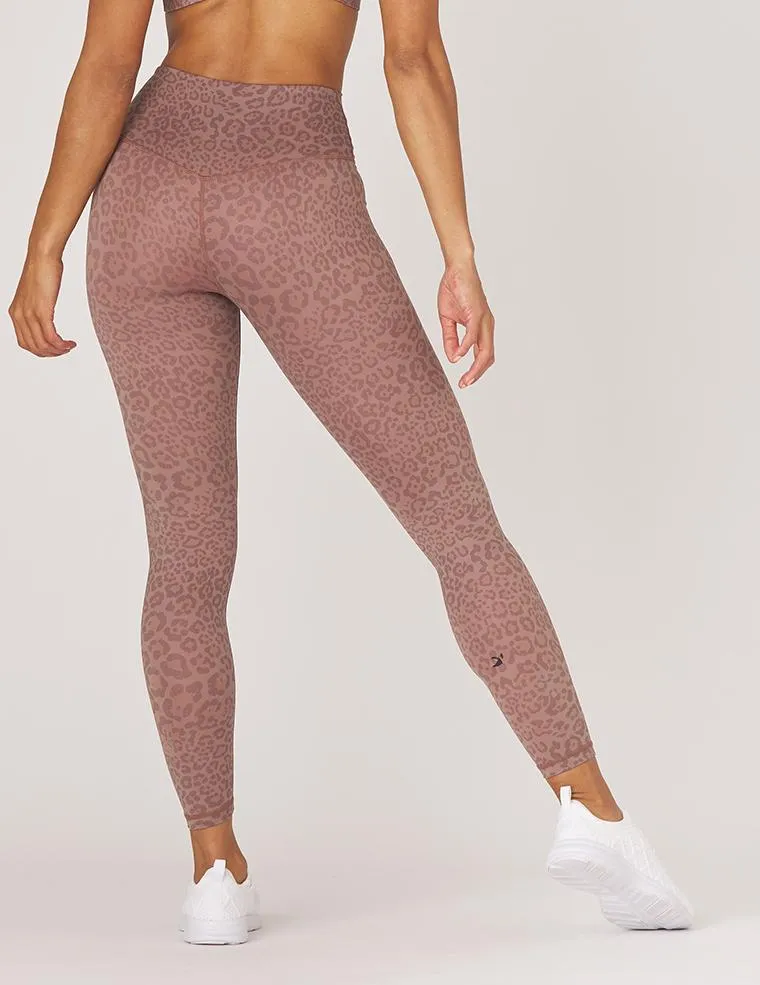 Extra Soft For Men Glyder Sultry Legging - Cocoa Leopard