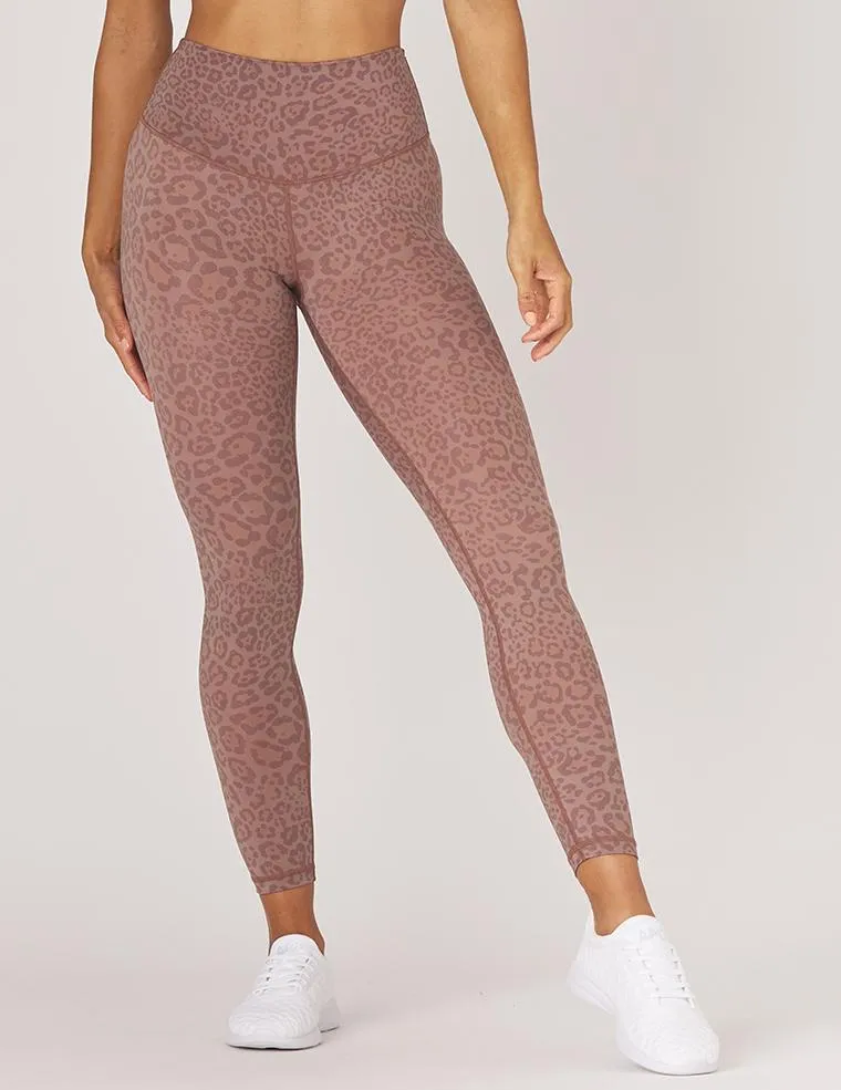 Travel Ease Glyder Sultry Legging - Cocoa Leopard