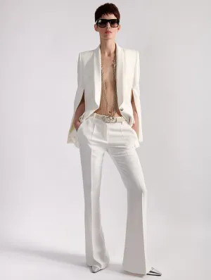 Ivory caddy bootleg suit trousers Stretch Ready ReinforcedSeams
