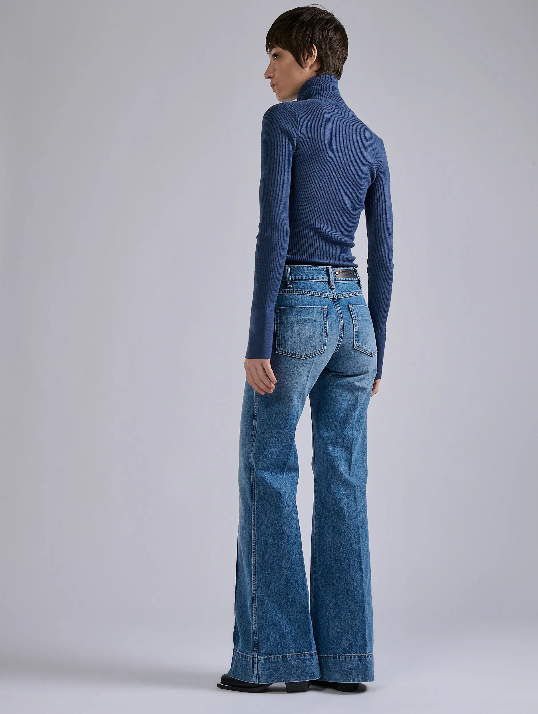 Trendy Wear Blue denim flare jeans