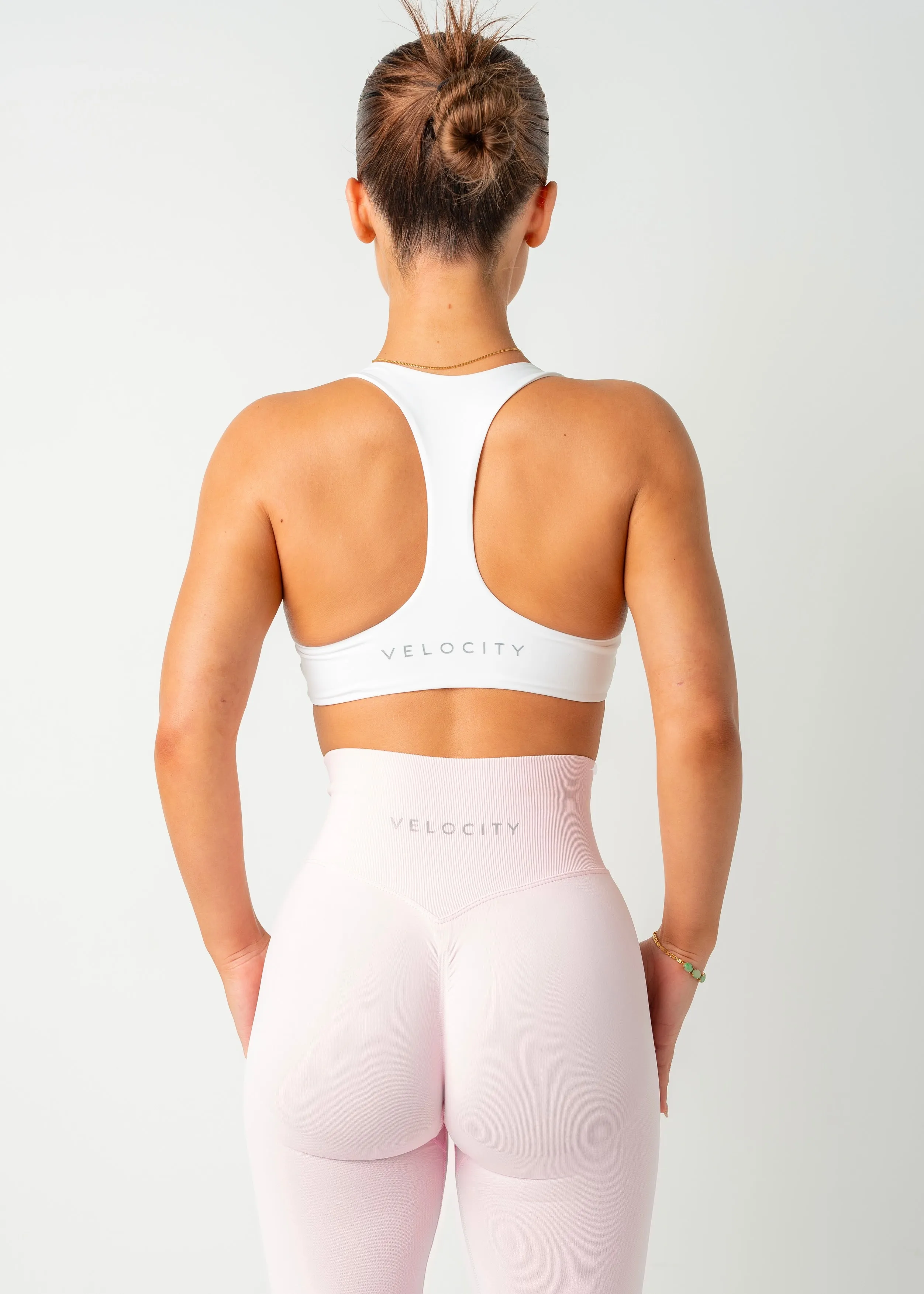 Anti Chafe Design MINIMAL RACER BRA - WHITE