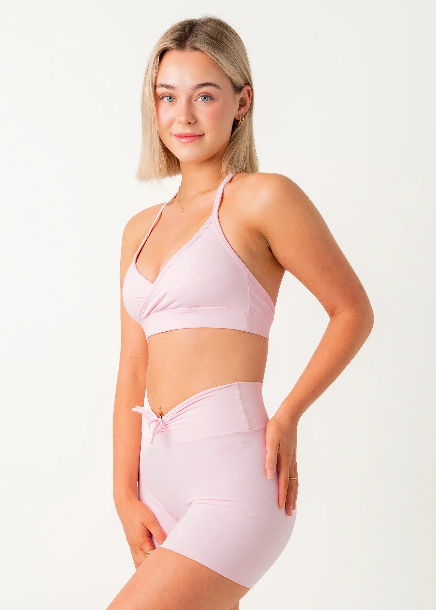 Easy Wear POISE HALTER BRA - GUAVA