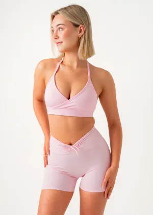 Breathable Structure POISE HALTER BRA - GUAVA
