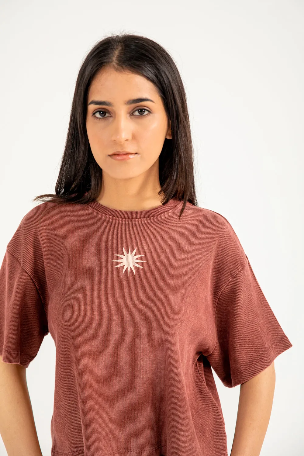 Tight Net Trend Vibe ACID WASHED BOXY TEE