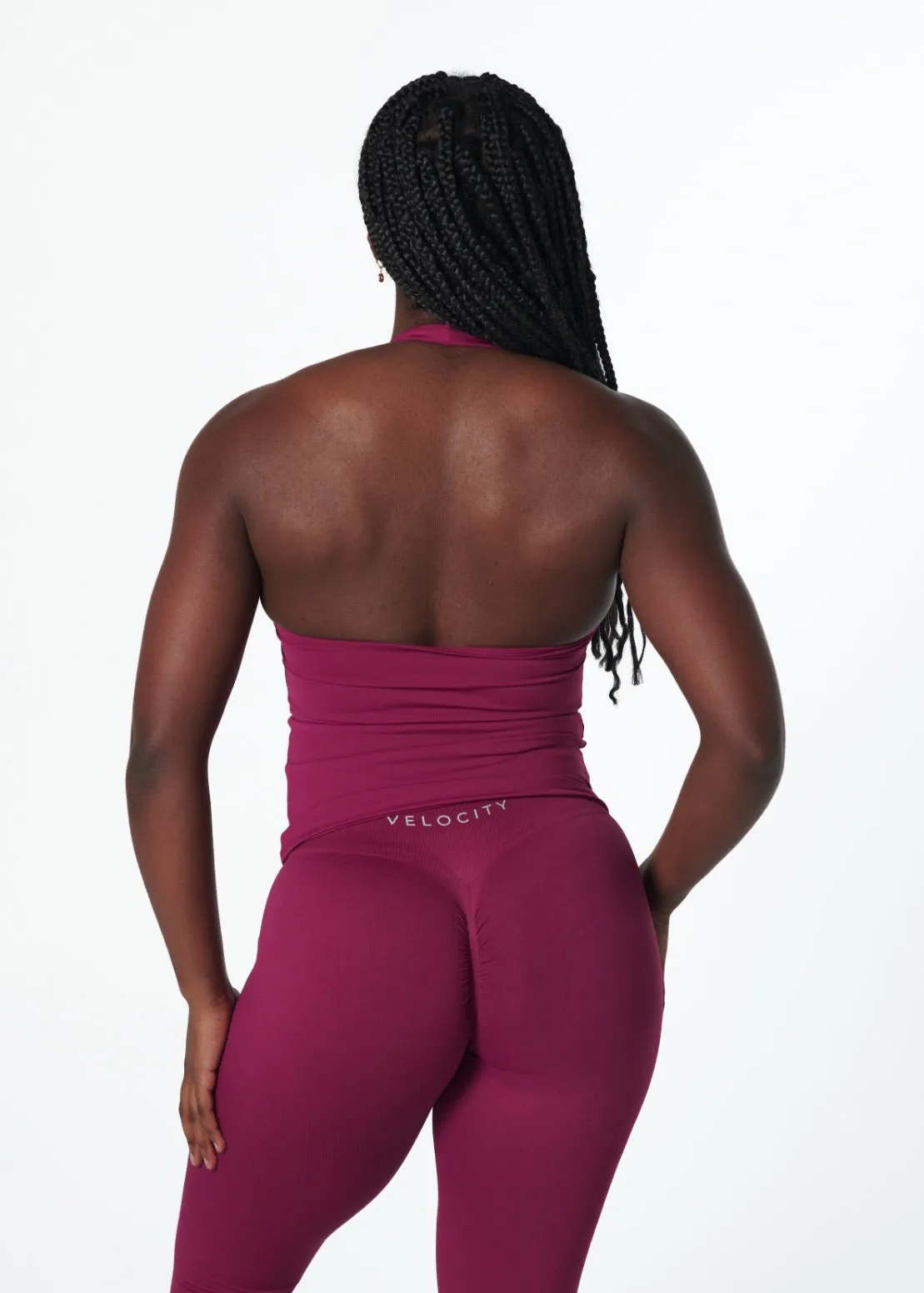 SS HALTER TANK - BERRY Tulle Soul