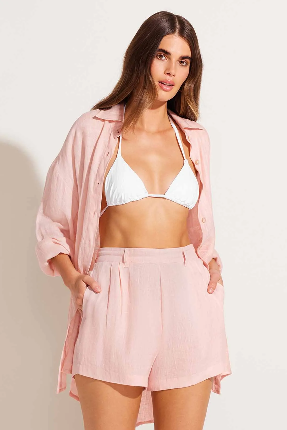 Game Day picnic clothes The Getaway Short - Sunkissed Ecolinen