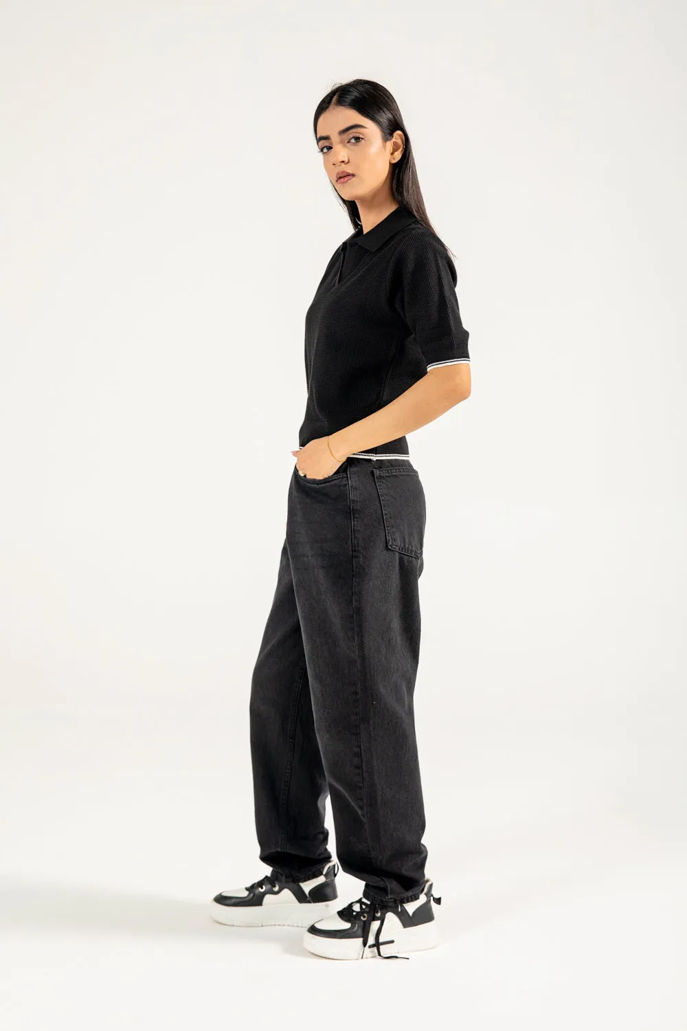 Soft Touch TEXTURED KNITTED POLO